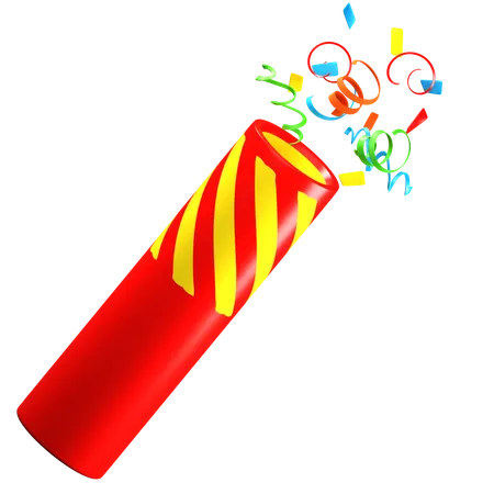 Party Popper  3D Icon