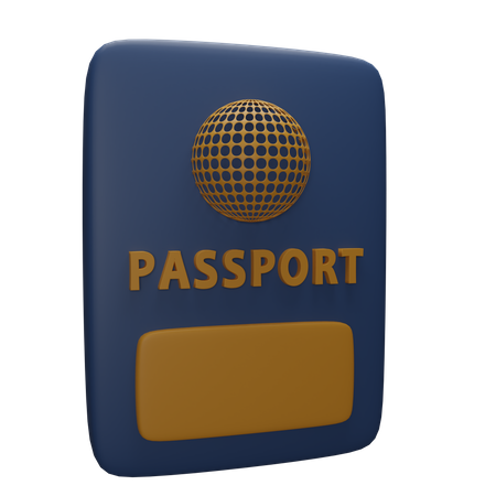 Pasport  3D Icon