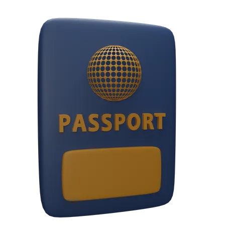 Pasport  3D Icon