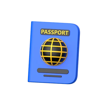 Passaporte  3D Icon