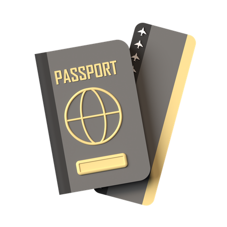 Passport  3D Icon