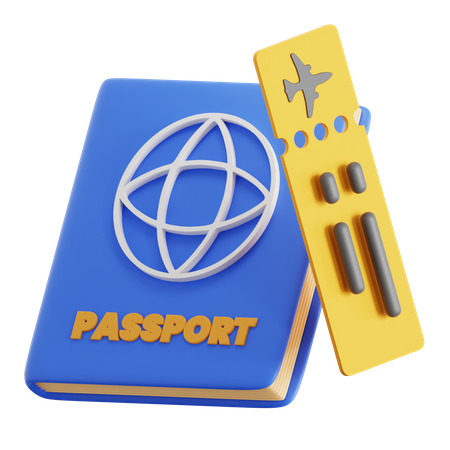 Passport  3D Icon