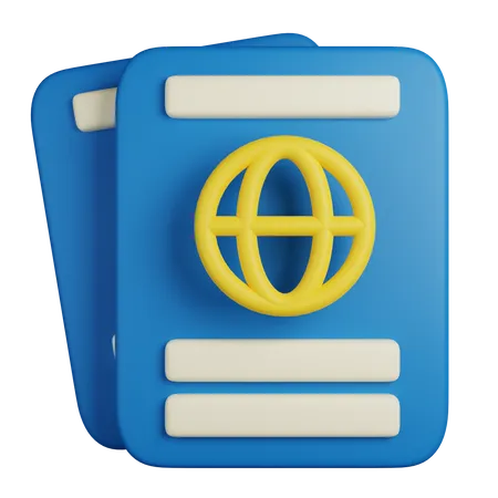 Passport  3D Icon