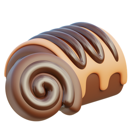 Rollo de pastel  3D Icon