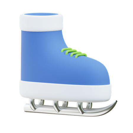 Patins de gelo  3D Icon