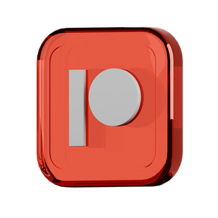 Patreon  3D Icon