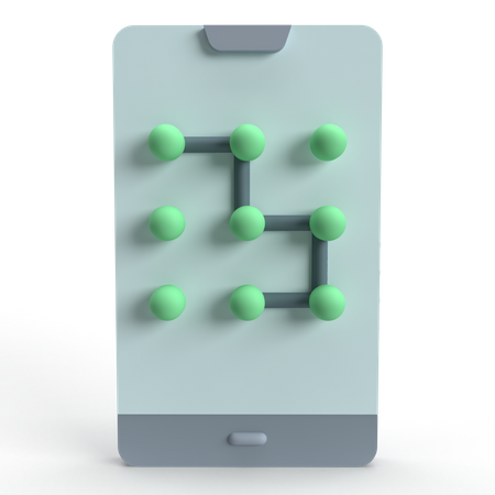 Pattern Lock  3D Icon