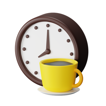 Pausa para café  3D Icon