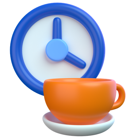 Pausa para café  3D Icon