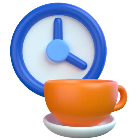 Pausa para café  3D Icon