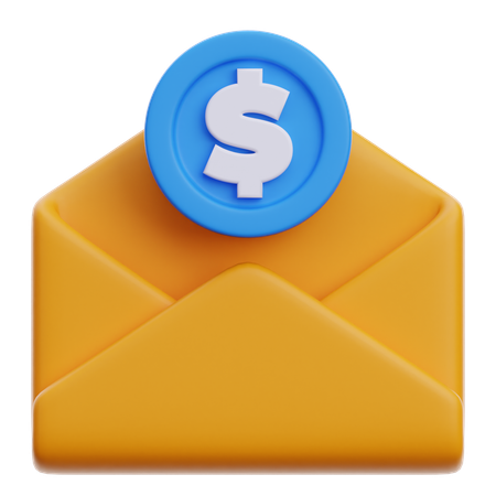 Payment Email  3D Icon