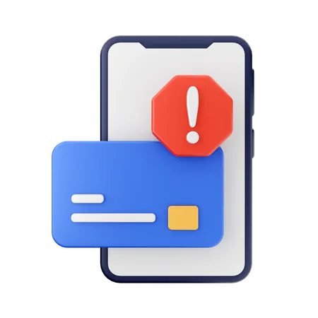 Payment Error  3D Icon