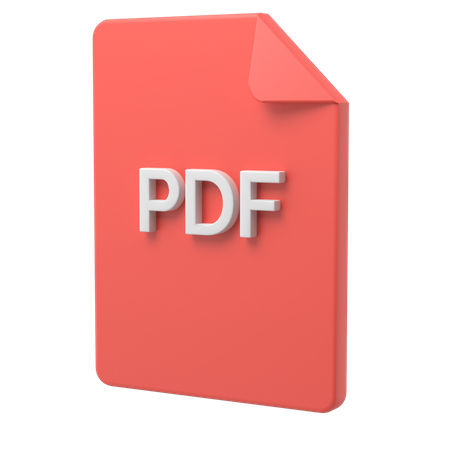 Pdf File  3D Illustration