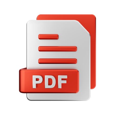 PDF File  3D Illustration