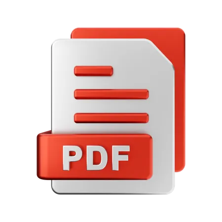 PDF File  3D Illustration