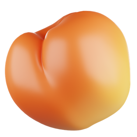 Peach  3D Icon