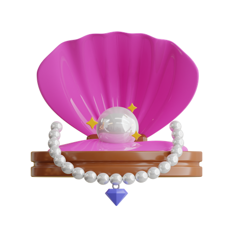 Pearl Shell  3D Icon