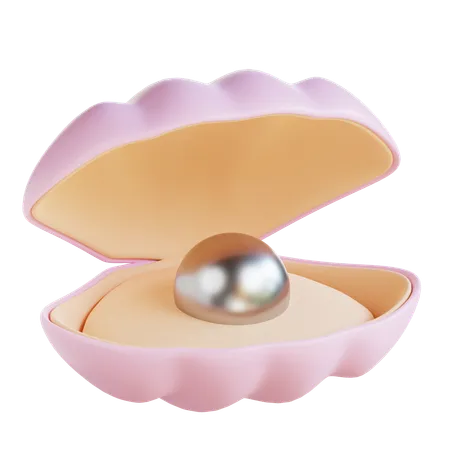 Pearl shell  3D Icon