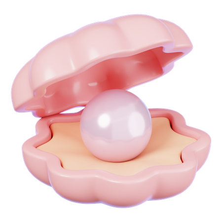 Pearl Shell  3D Icon