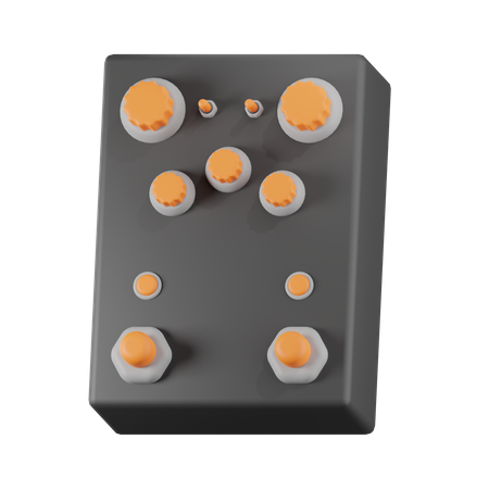 Pedal de guitarra  3D Icon