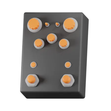 Pedal de guitarra  3D Icon