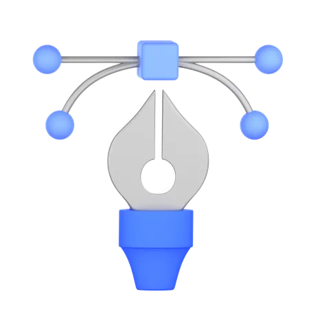 Pen Tool  3D Icon