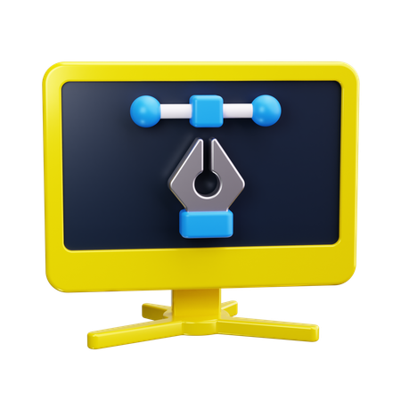 Pen Tool  3D Icon