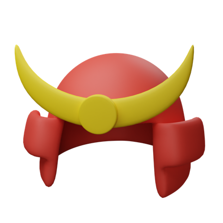 Casque de samouraï  3D Icon