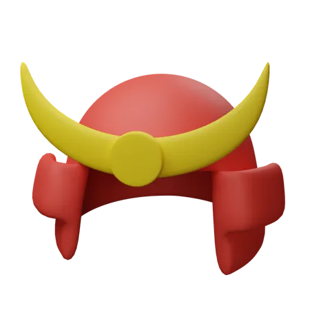 Casque de samouraï  3D Icon