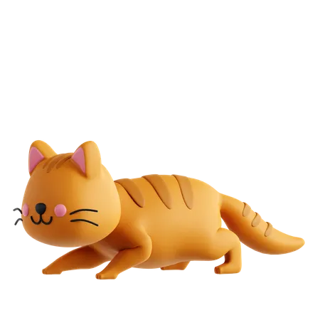 Perseguição de gato  3D Icon