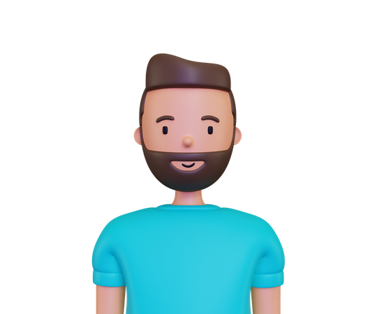 Personaje masculino  3D Illustration