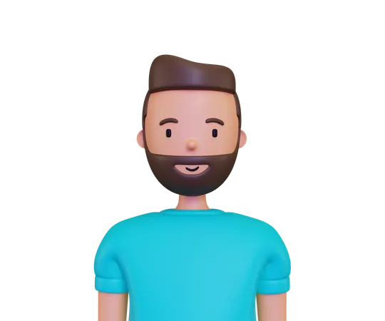 Personaje masculino  3D Illustration