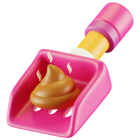 Pet Poop Shovel  3D Icon