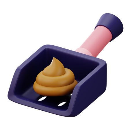 Pet Poop Shovel  3D Icon