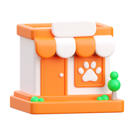 Loja de animais  3D Icon