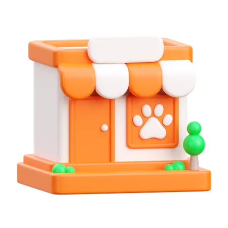 Loja de animais  3D Icon