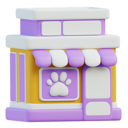 Pet Shop  3D Icon