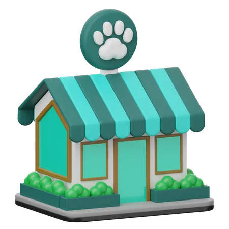 Loja de animais  3D Icon