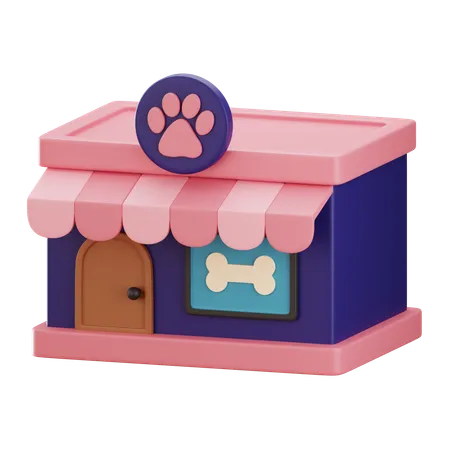 Pet Shop  3D Icon