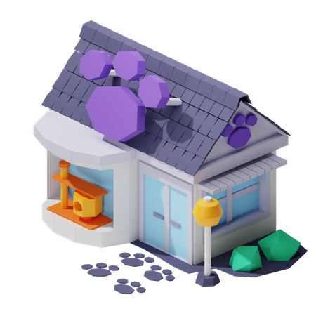 Pet Shop  3D Icon