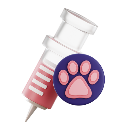 Pet Vaccine  3D Icon