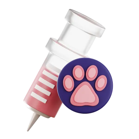 Pet Vaccine  3D Icon