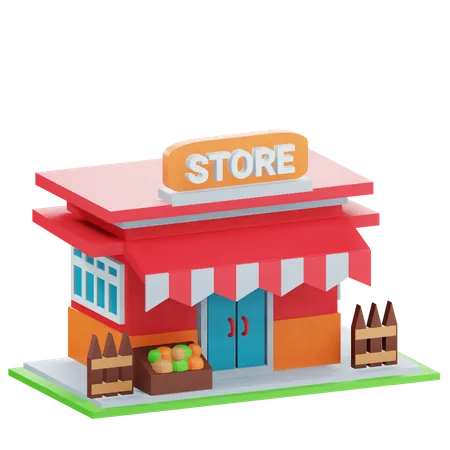 Petit magasin  3D Icon