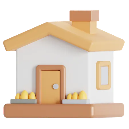 Petite maison  3D Icon