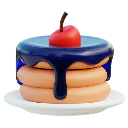 Pfannkuchen  3D Icon