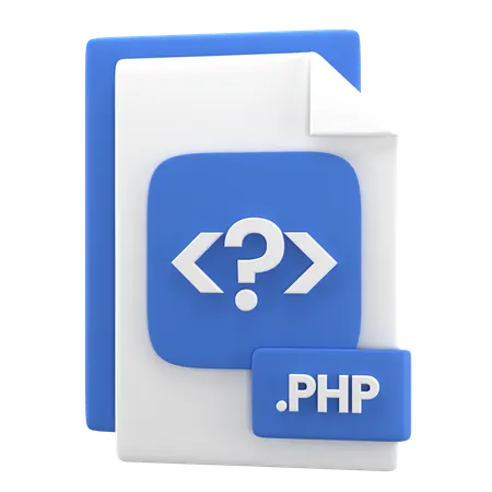 Phpファイル  3D Icon