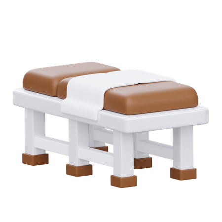 Physiotherapy Bed  3D Icon