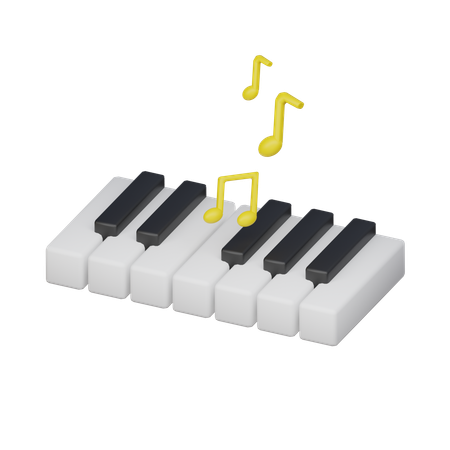 Piano  3D Icon