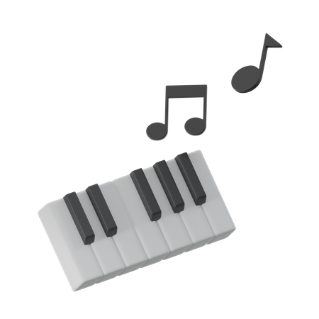 Piano  3D Icon