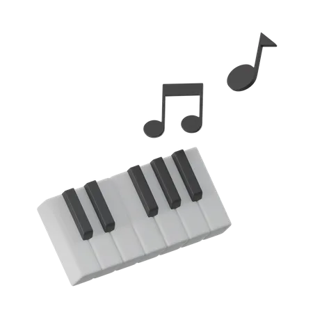 Piano  3D Icon